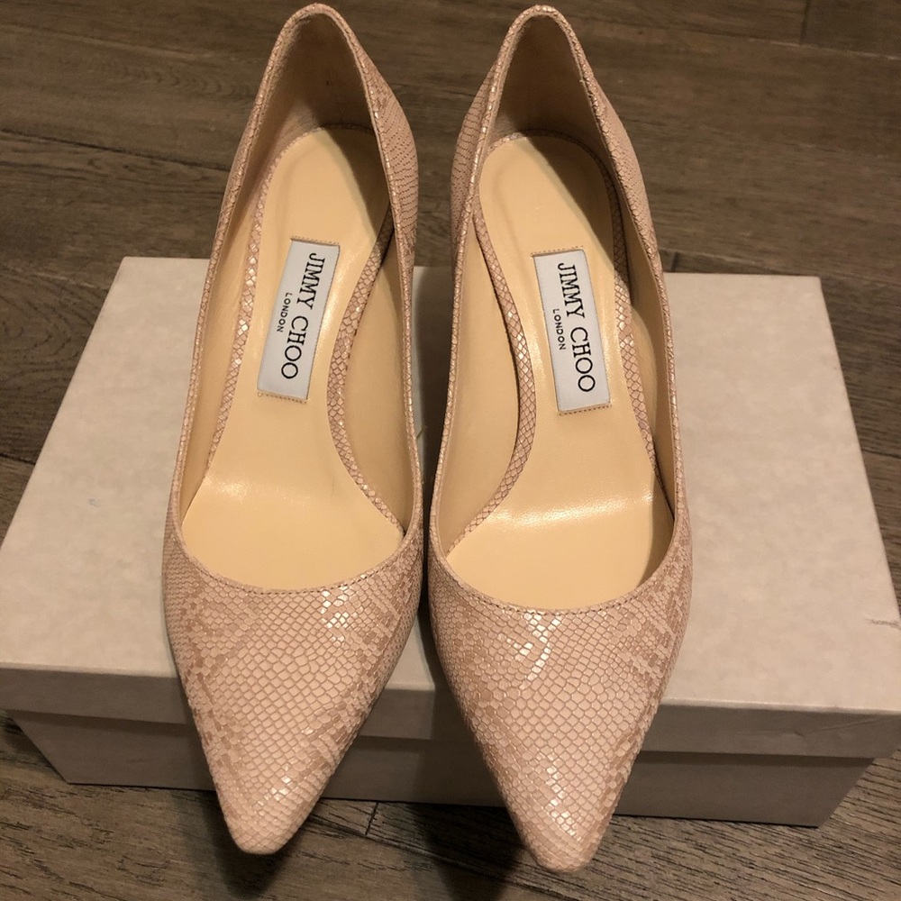 Jimmy Choo romy metallic pump